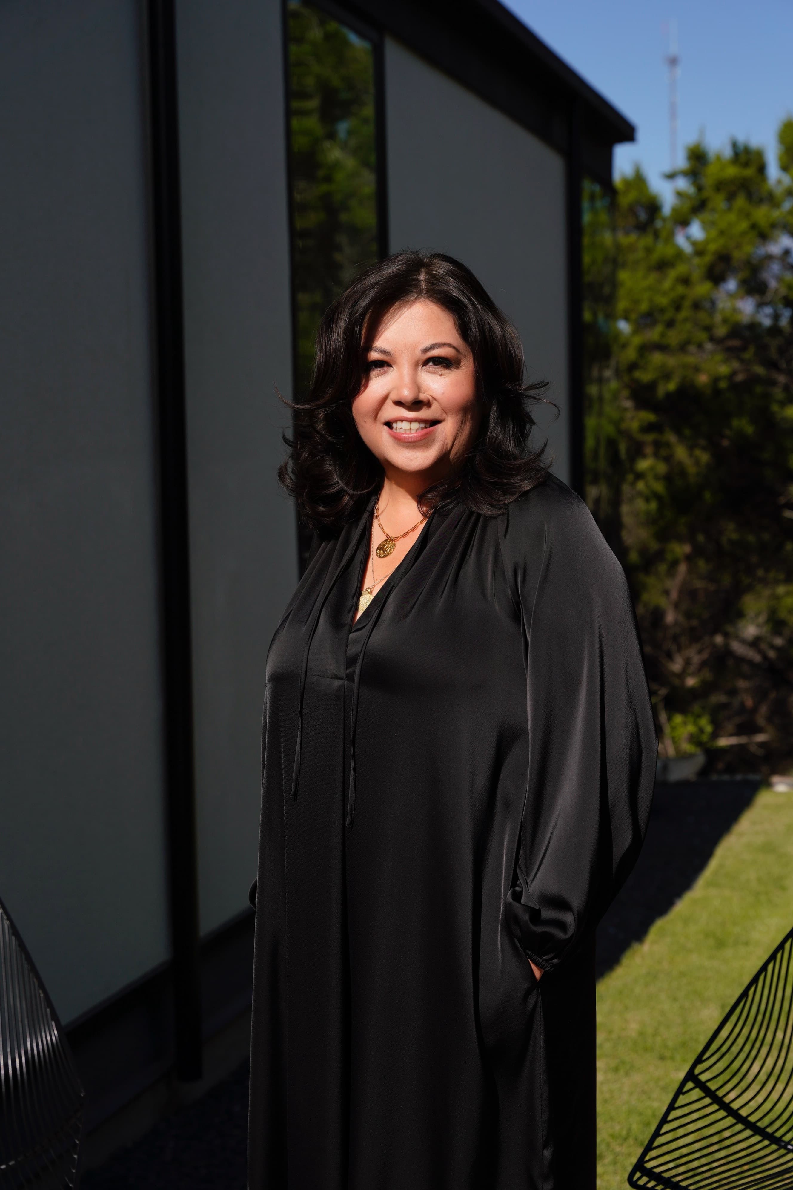 Laura Macias in an outdoor portrait